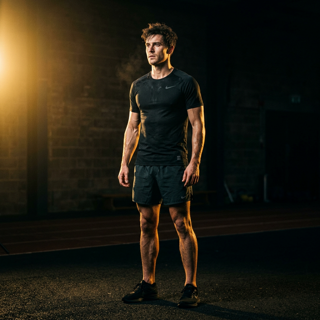 Diego S. cumpliendo su primera carrera de trail run con entrenamiento Origami Team